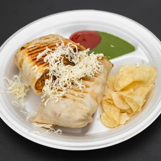 Cheese Paneer Tikka Kathi Roll